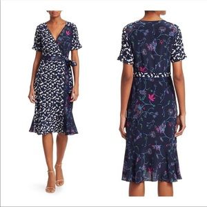 Tanya Taylor Silk Wrap Dress